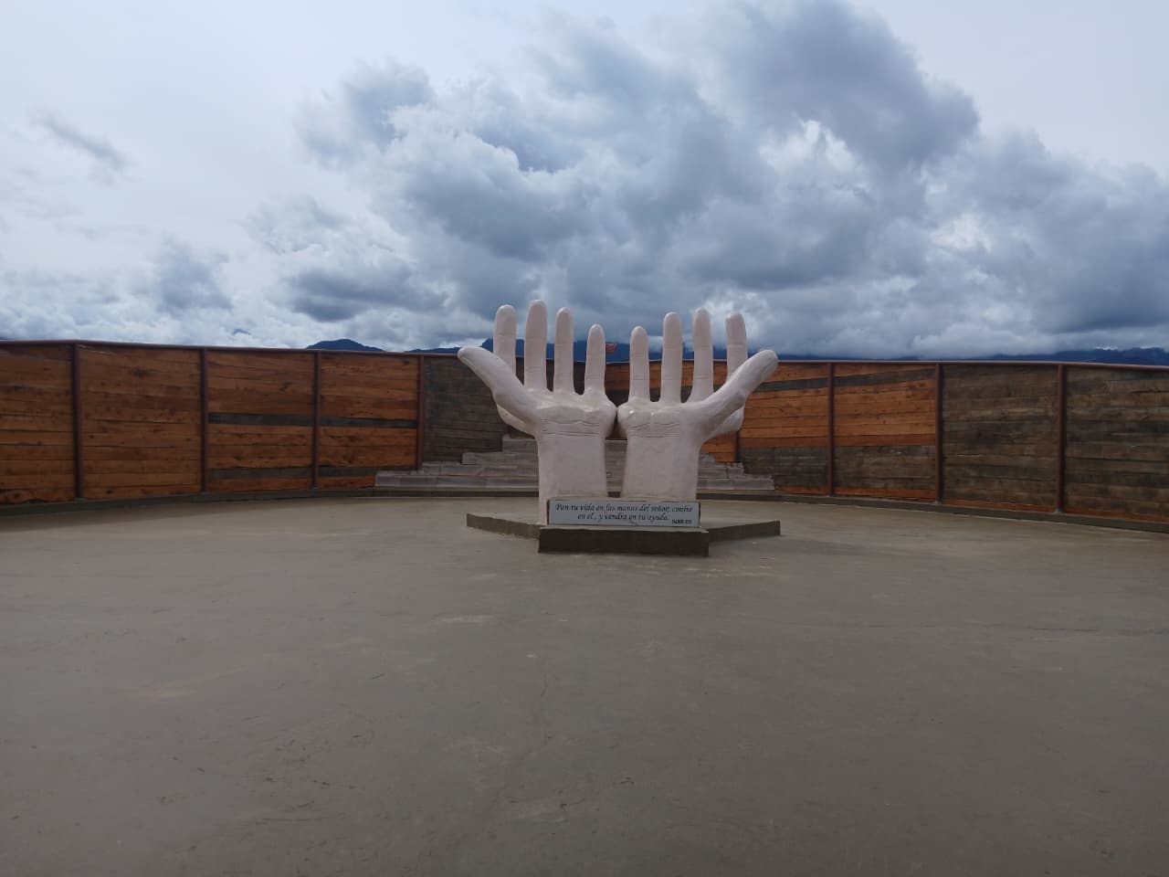 Vista desde la cubierta del arca